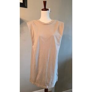 Aritzia Babaton Women's Shoulder Pad Mini Dress SZ Large